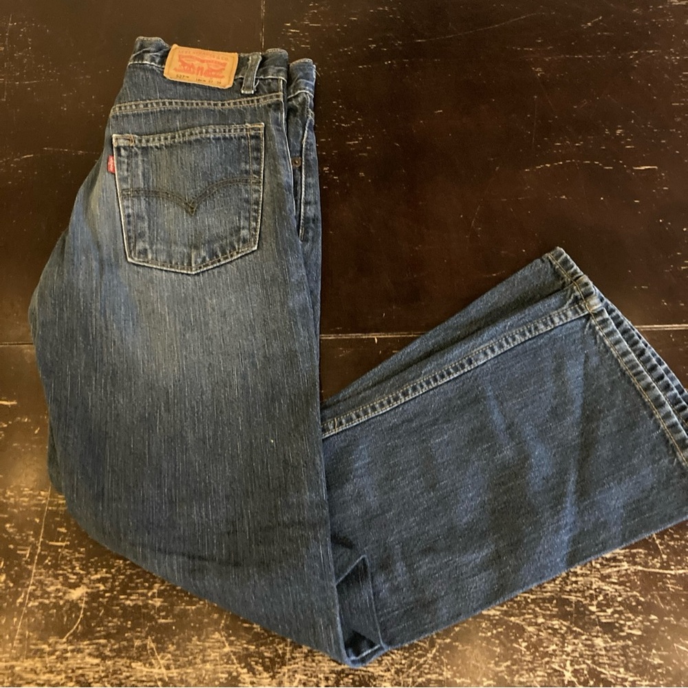 Levis 527 Slim Boot Cut Jeans 18 Slim 27x29 Blue Western Cowboy Riders